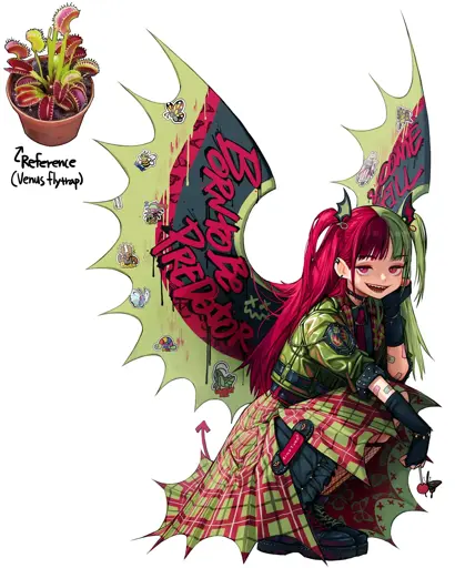 Venus flytrap girl